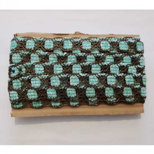 Dentelle Galon N&deg;02 Turquoise 20 mm