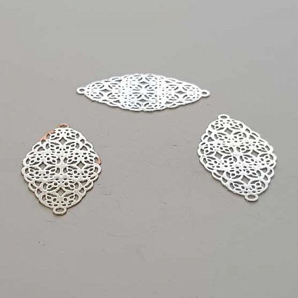 Estampe N&deg;06 Feuille Argent 31 x 16 mm