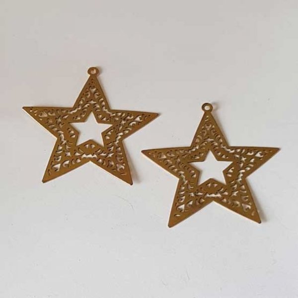 Estampe N&deg;28 Etoile 45 mm Dor&eacute;