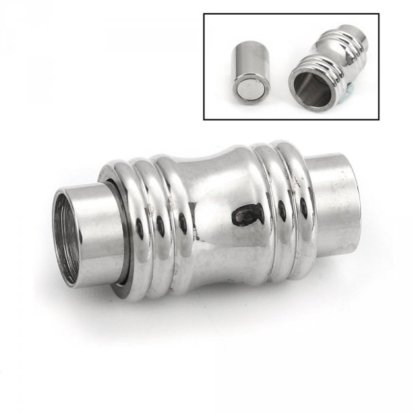 Chiusura magnetica Acciaio inox 06 mm Argento N&deg;05