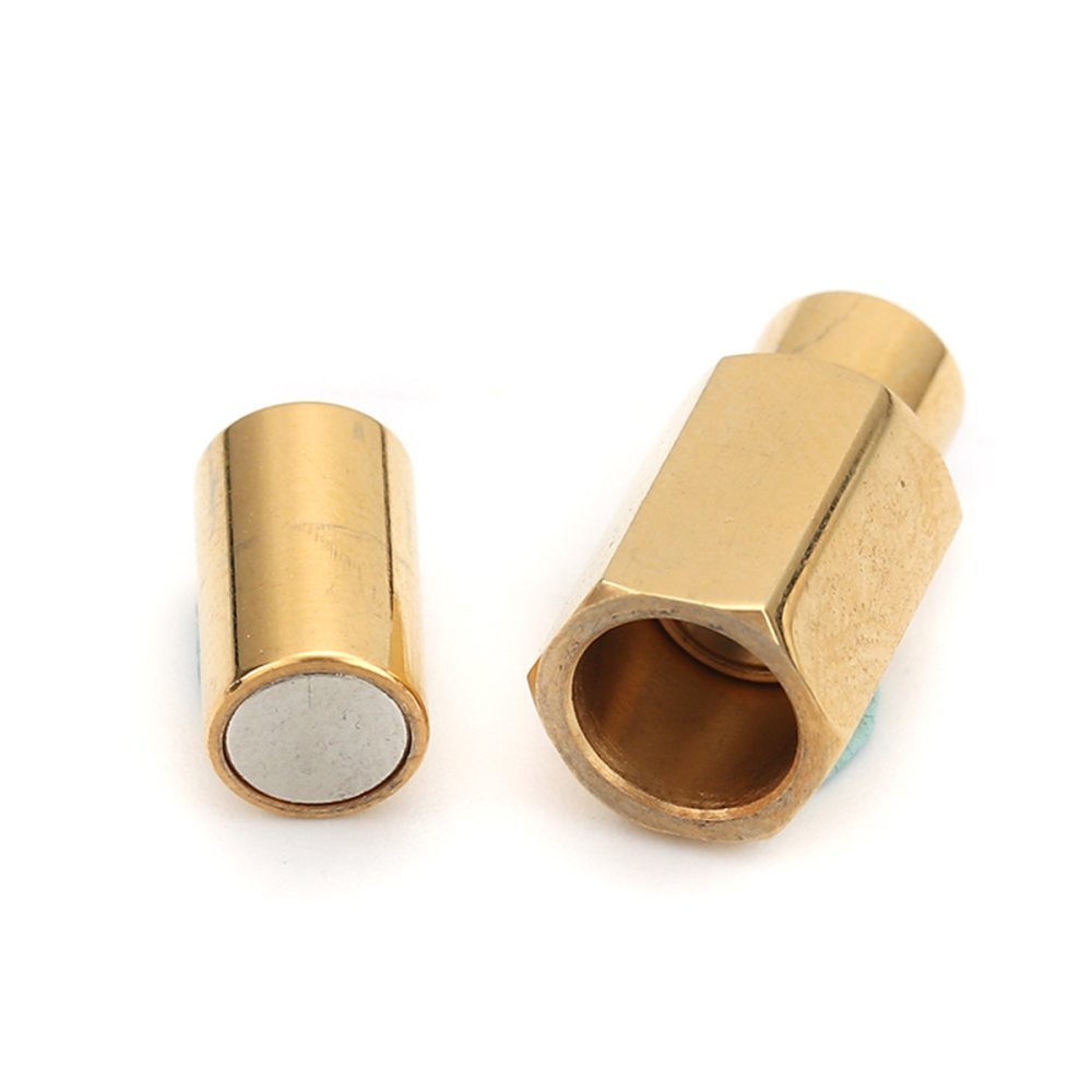 Chiusura magnetica in acciaio inox 05 mm Oro N°01