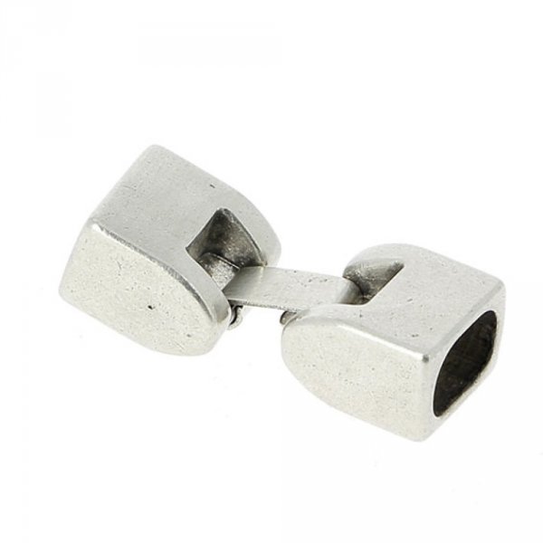 Chiusura a gancio in zama per cuoio 10 mm R&eacute;galiz