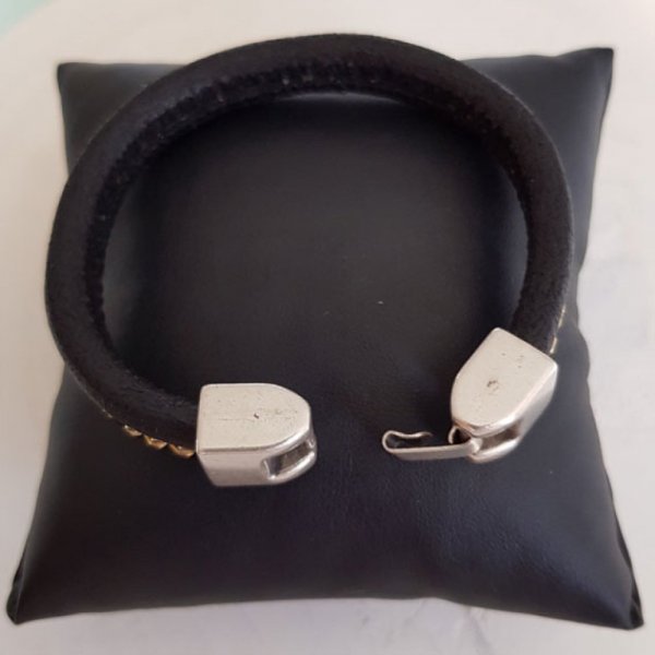 Chiusura a gancio in zama per cuoio 10 mm R&eacute;galiz