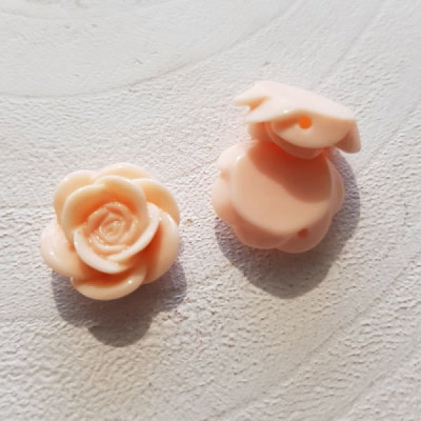 Fiore sintetico 17 mm N&deg;04-15 Beige chiaro