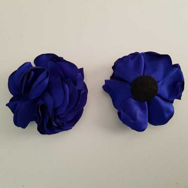 Fleur Tissus Uni 6 p&eacute;tales N&deg;01-08