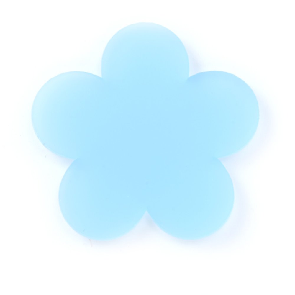 Fleur pvc 26 mm Aquamarine Opaline