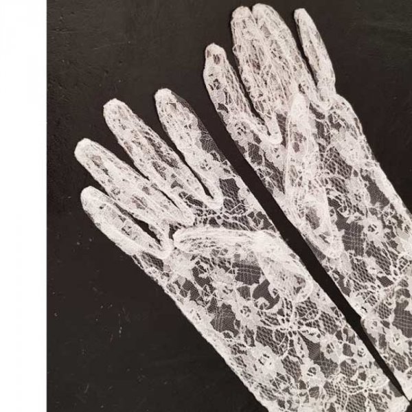 Gant Dentelle Blanc Mariage N&deg;03