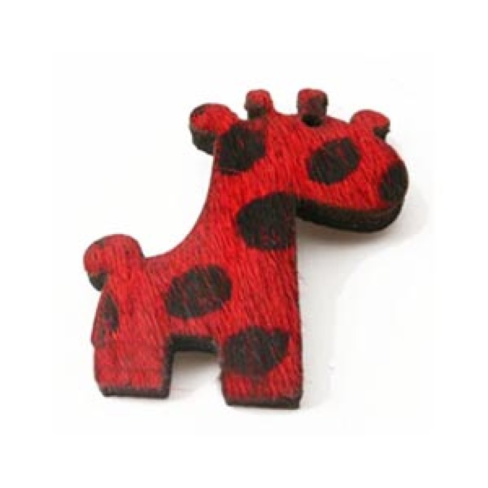 Pelliccia di giraffa rossa 26x34 mm x 1