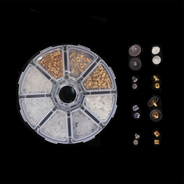 Lotto di 400 punte miste N&deg;02 (200 paia) per orecchini.