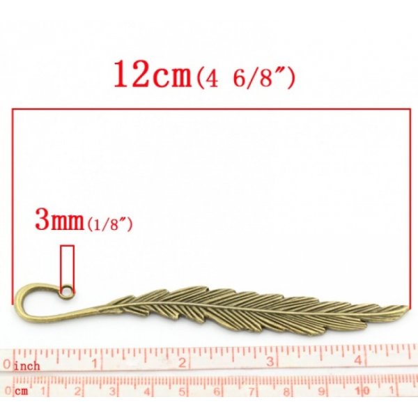 Segnalibro N&deg;01 Pennino bronzo