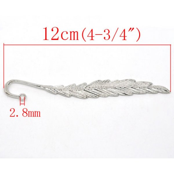 Segnalibro N&deg;01 Pennino argento