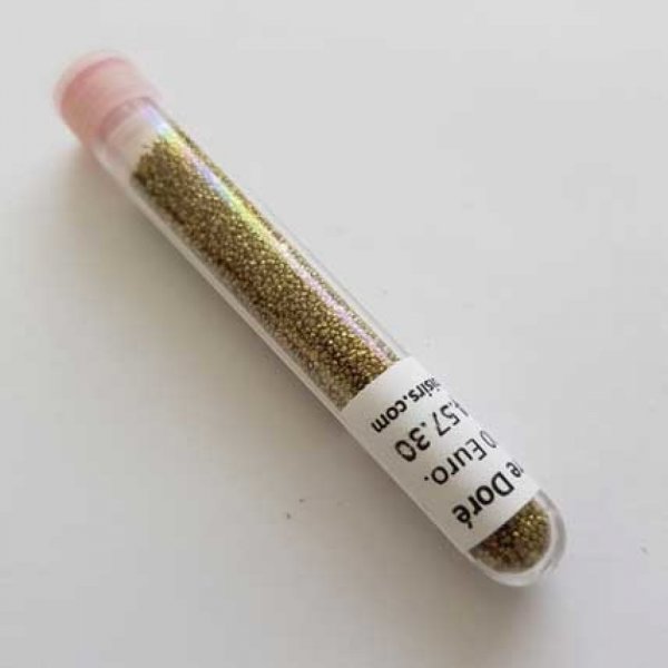 Micro bille Poudre Dor&eacute; Tube de 9 Grammes