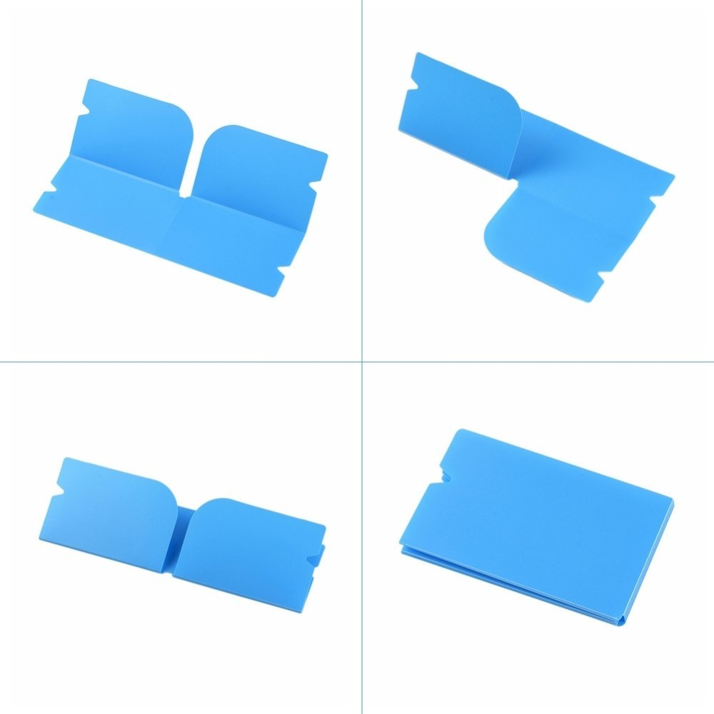 Organizzatore di clip in plastica blu scuro