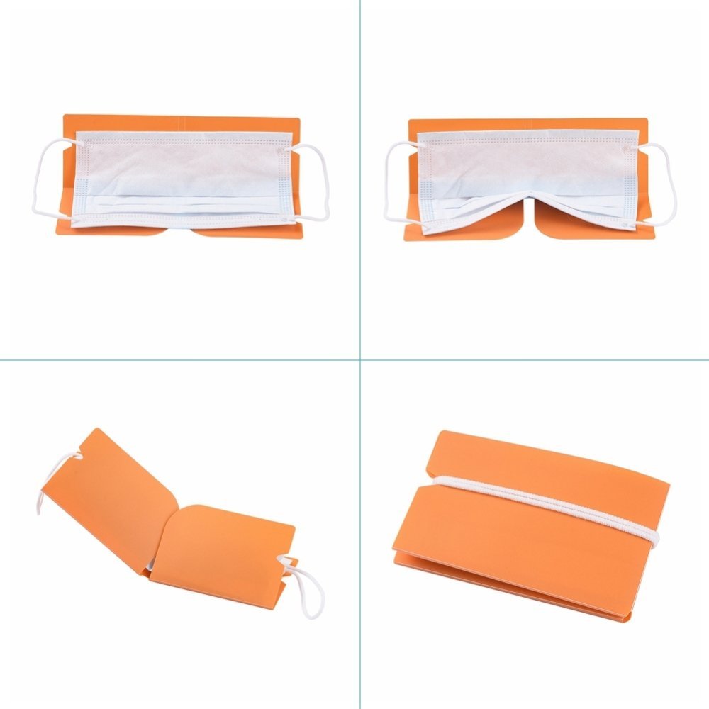 Organizzatore di clip di plastica arancione