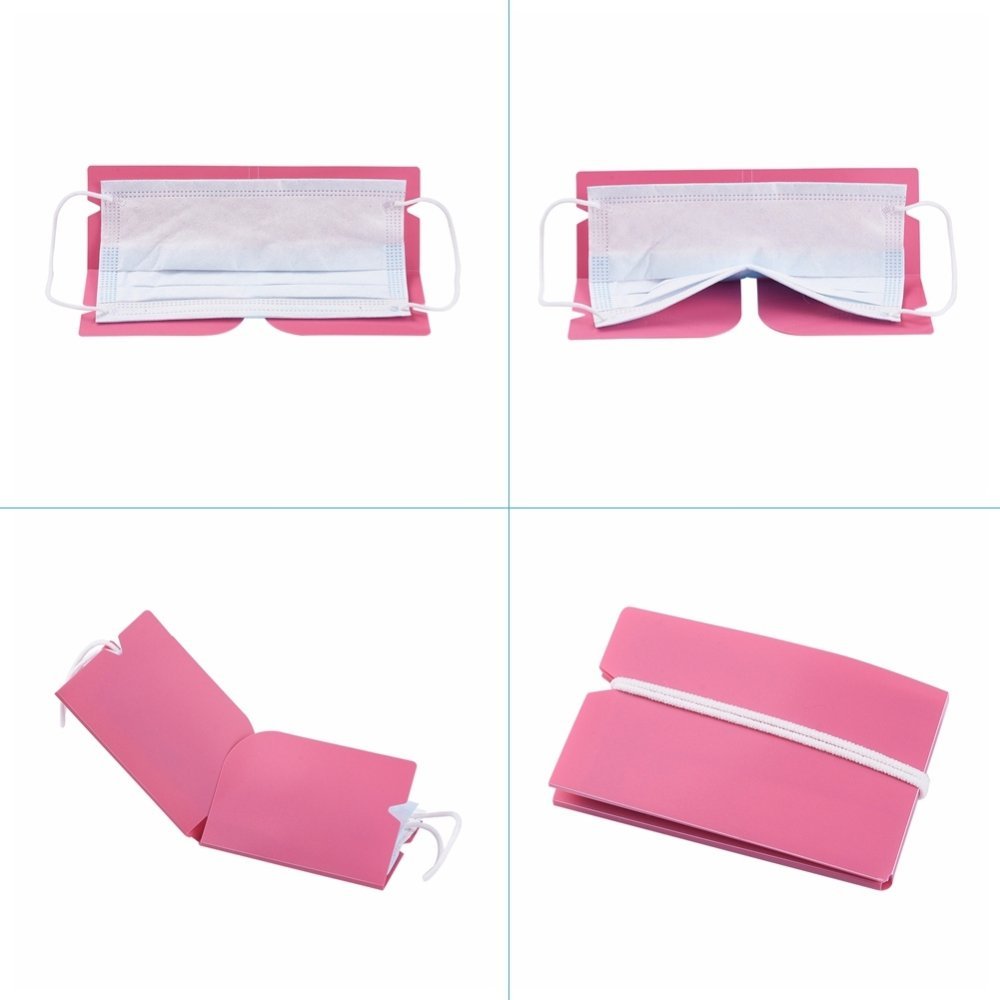 Organizzatore a clip in plastica rosa