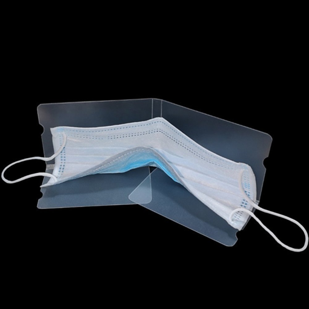Organizzatore di clip di stoccaggio in plastica trasparente