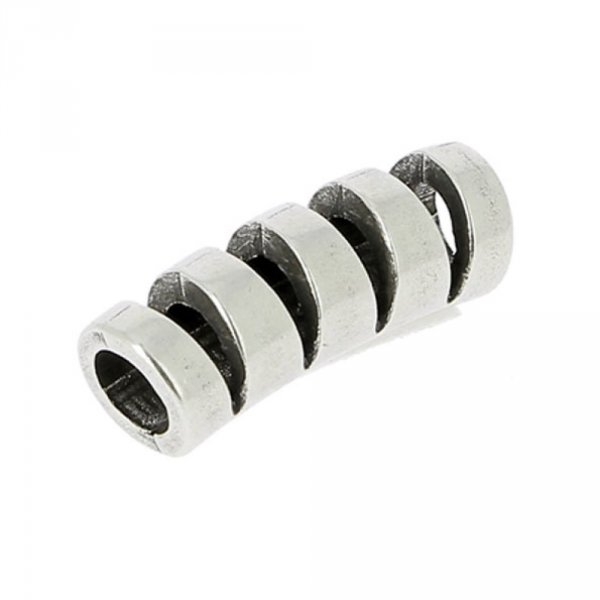 Passant 10 mm en Zamak Rond N&deg;01 Argent