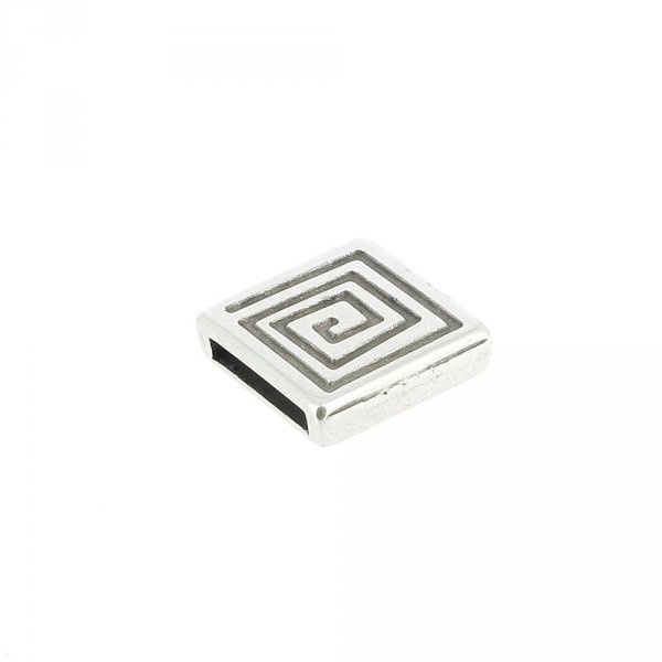 13 mm Zamak Passage N&deg;04 Argento