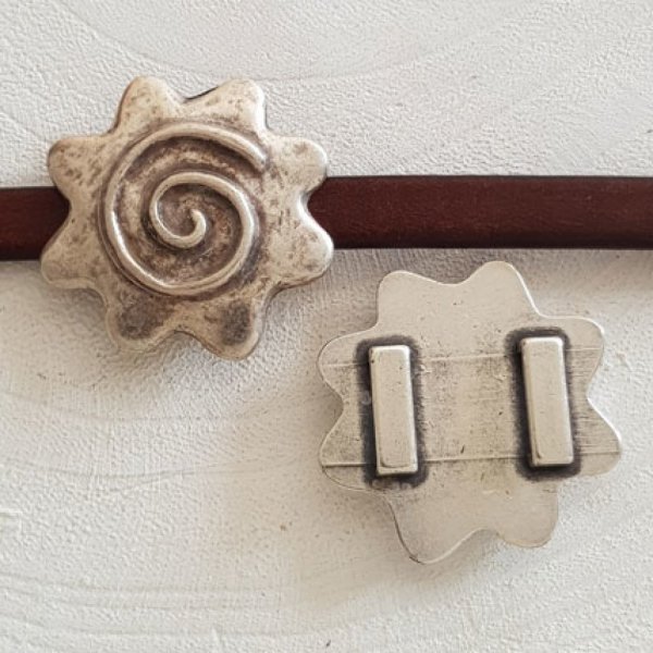 13 mm Zama passante N&deg;12 Argento