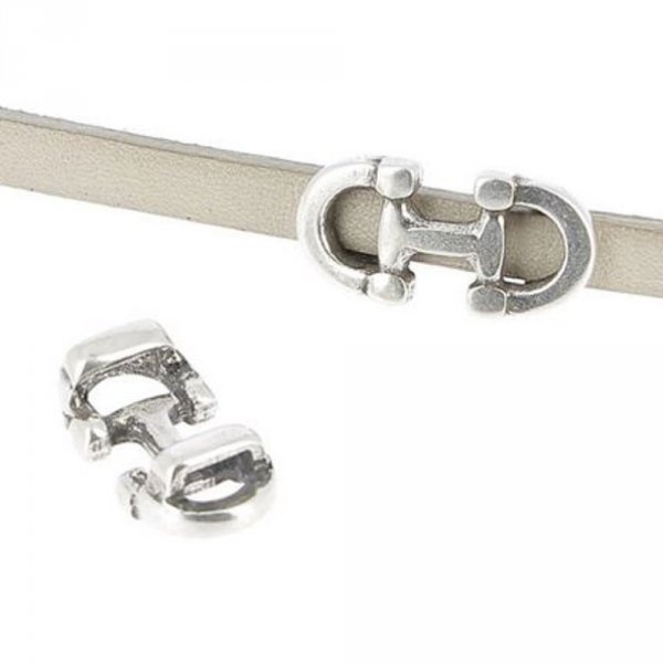 5 mm Zama passante N&deg;01 Argento