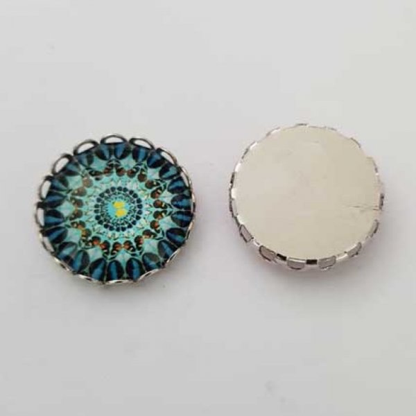 Pendentif Cabochon 20 mm Fantaisie N&deg;03-05