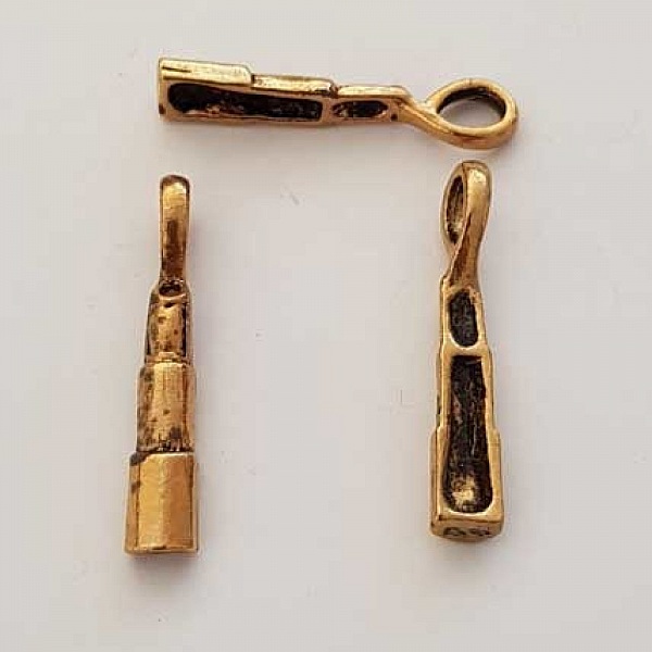 Pendentif Style Longue Vue Vieil Or N&deg;01