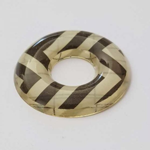 Ciondolo a forma di ciambella da 35 mm in resina N&deg;001