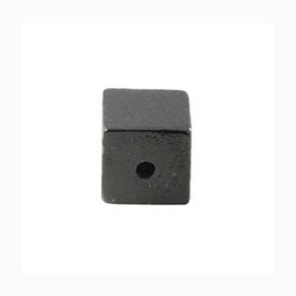 Cubo di legno / Quadrato 10 mm Nero