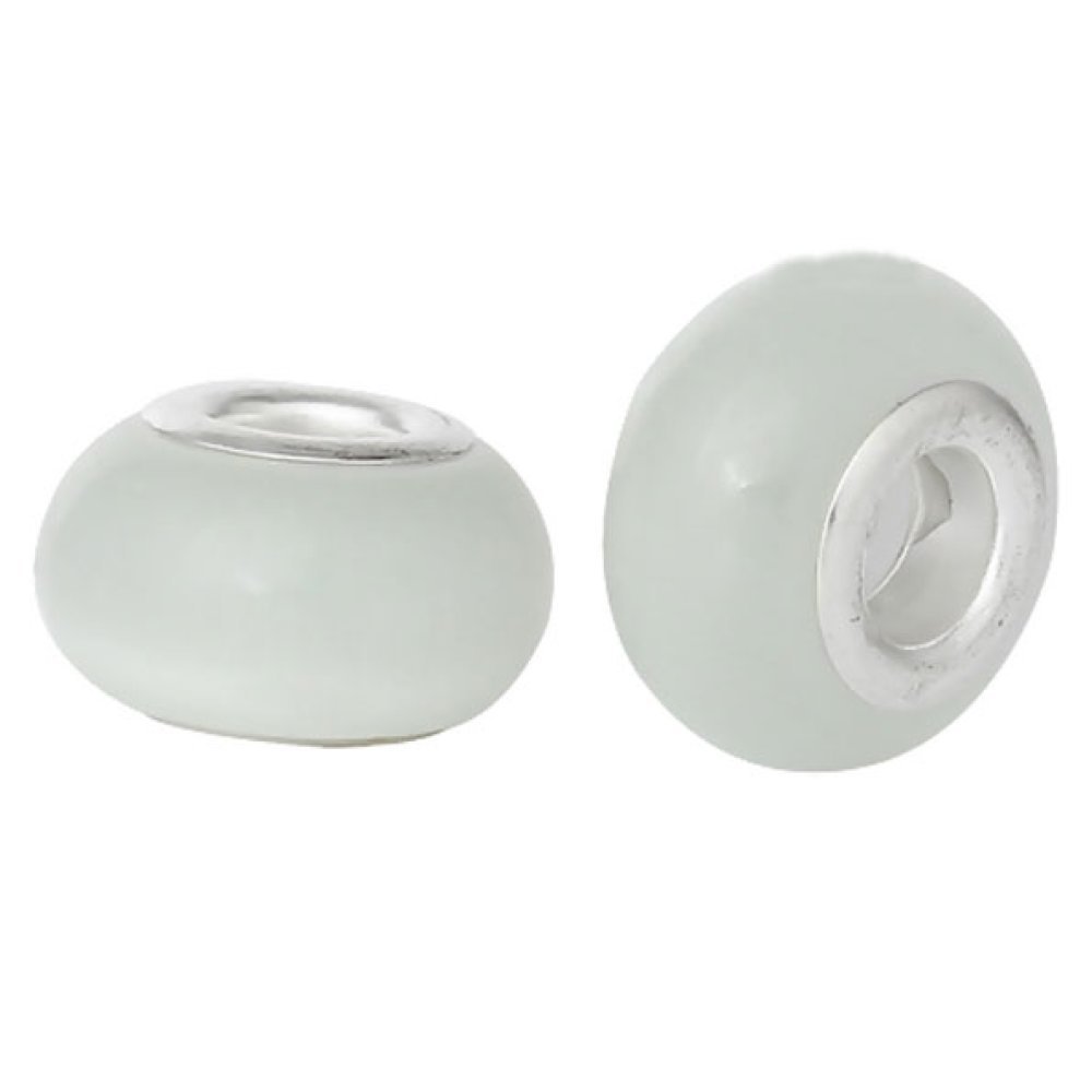 Perle N°0100 compatible Européen blanc