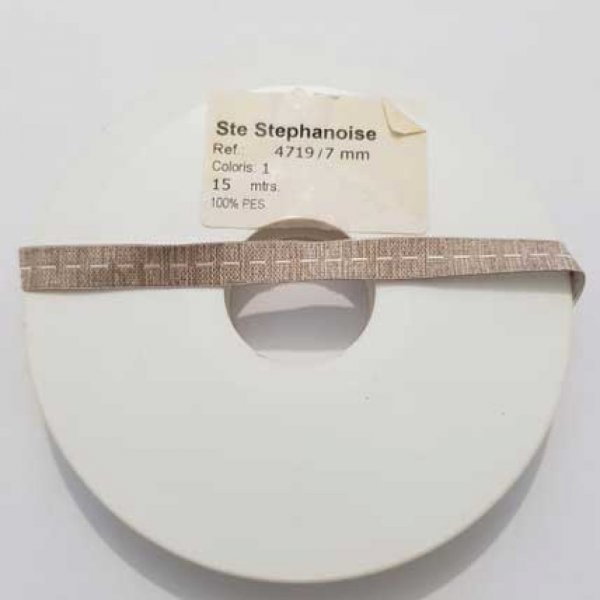 Ruban Galon 08 mm motif fantaisie N&deg;01