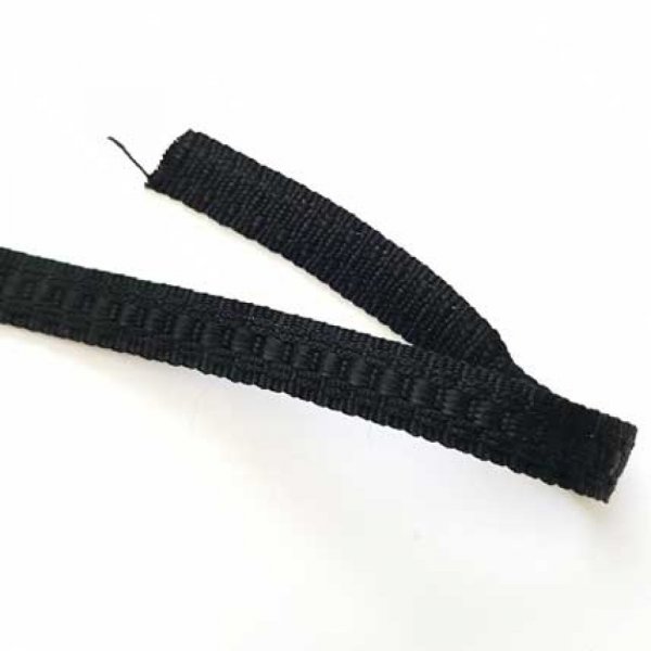 Ruban Galon Noir 12 mm N&deg;02