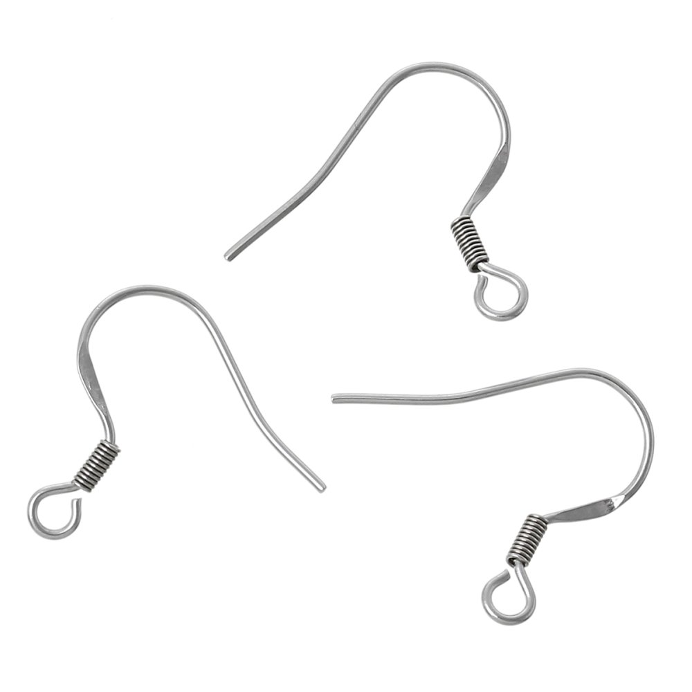 Portaorecchini Gancio in acciaio inox N°05 x 1 paio