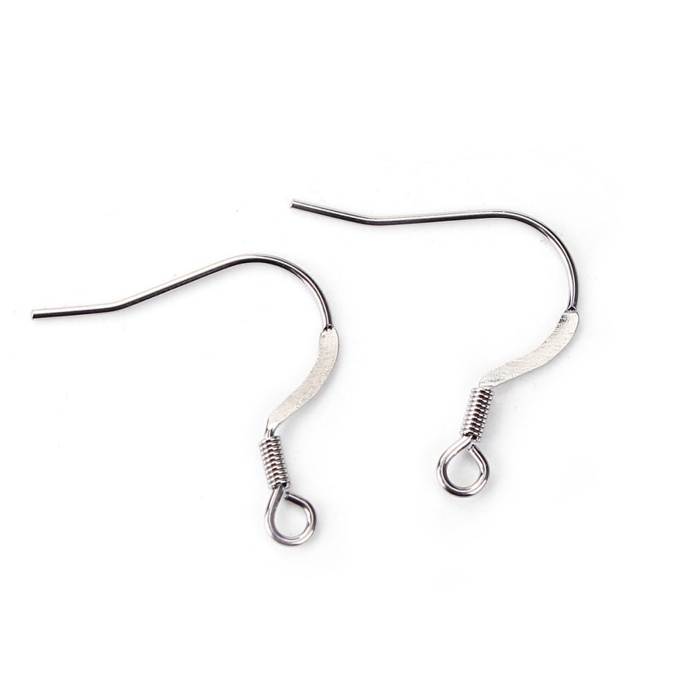 Porta orecchini Gancio in acciaio inox N°06 x 1 coppia