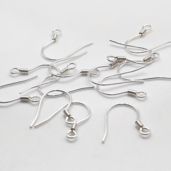 Portaorecchini a gancio in argento 925 N&deg;04 x 1 paio