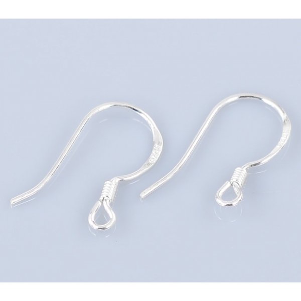 Gancio portaorecchini in argento 925 N&deg;08 x 1 paio