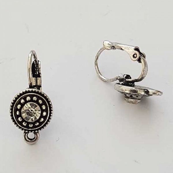 Porta orecchini Dormeuse N&deg;109 x 1 coppia Argento