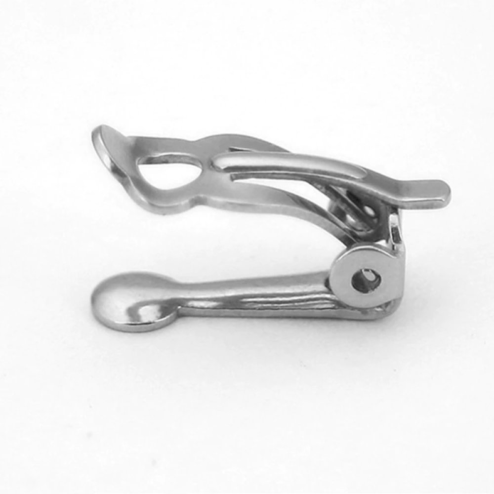 Porta orecchini Clip in acciaio inox N°02 x 1 coppia