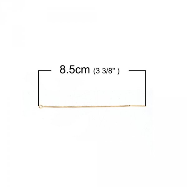 Porta orecchini N&deg;27 Catena placcata oro