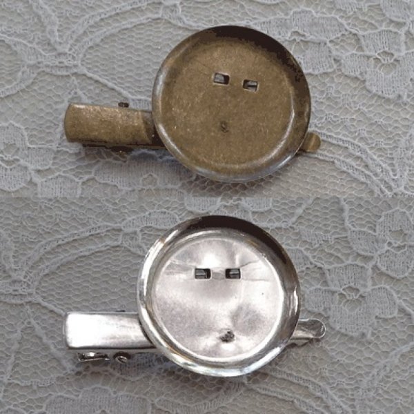 Porta spilli - Colore argento 45 mm x 8 mm.