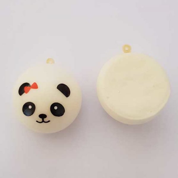 T&ecirc;te De Panda Fille N&deg;02 N&oelig;ud Orange Style Mousse