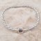 Bracciale europeo a clip semplice 01 DA 15 A 23 CM Argento