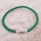 Bracciale europeo a clip tinta unita 01 DA 15 A 23 CM Verde