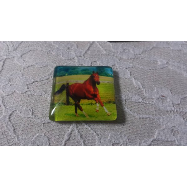 cabochon quadrato in vetro 30mm 027 