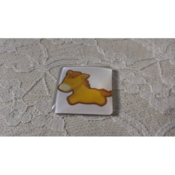 cabochon quadrato in vetro 30 mm 013 