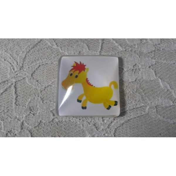 cabochon quadrato in vetro 30 mm 005 