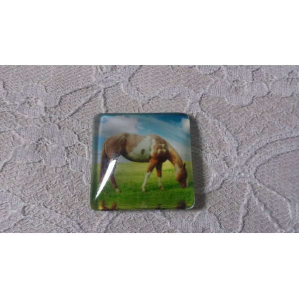 cabochon quadrato in vetro 30mm 001 