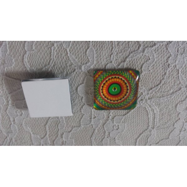 cabochon quadrato in vetro 25 mm 005 