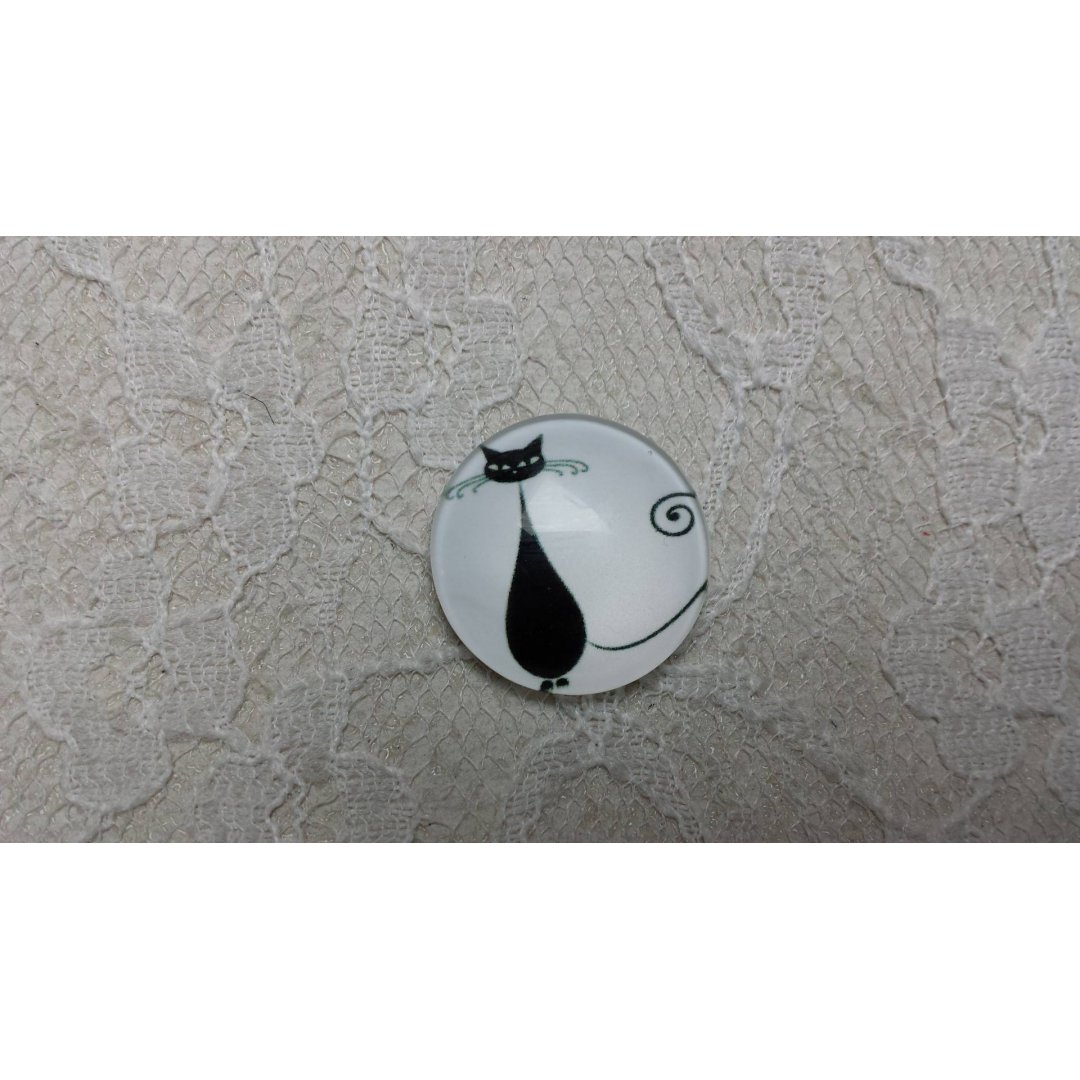 vetro cabochon rotondo 25mm cat 013 