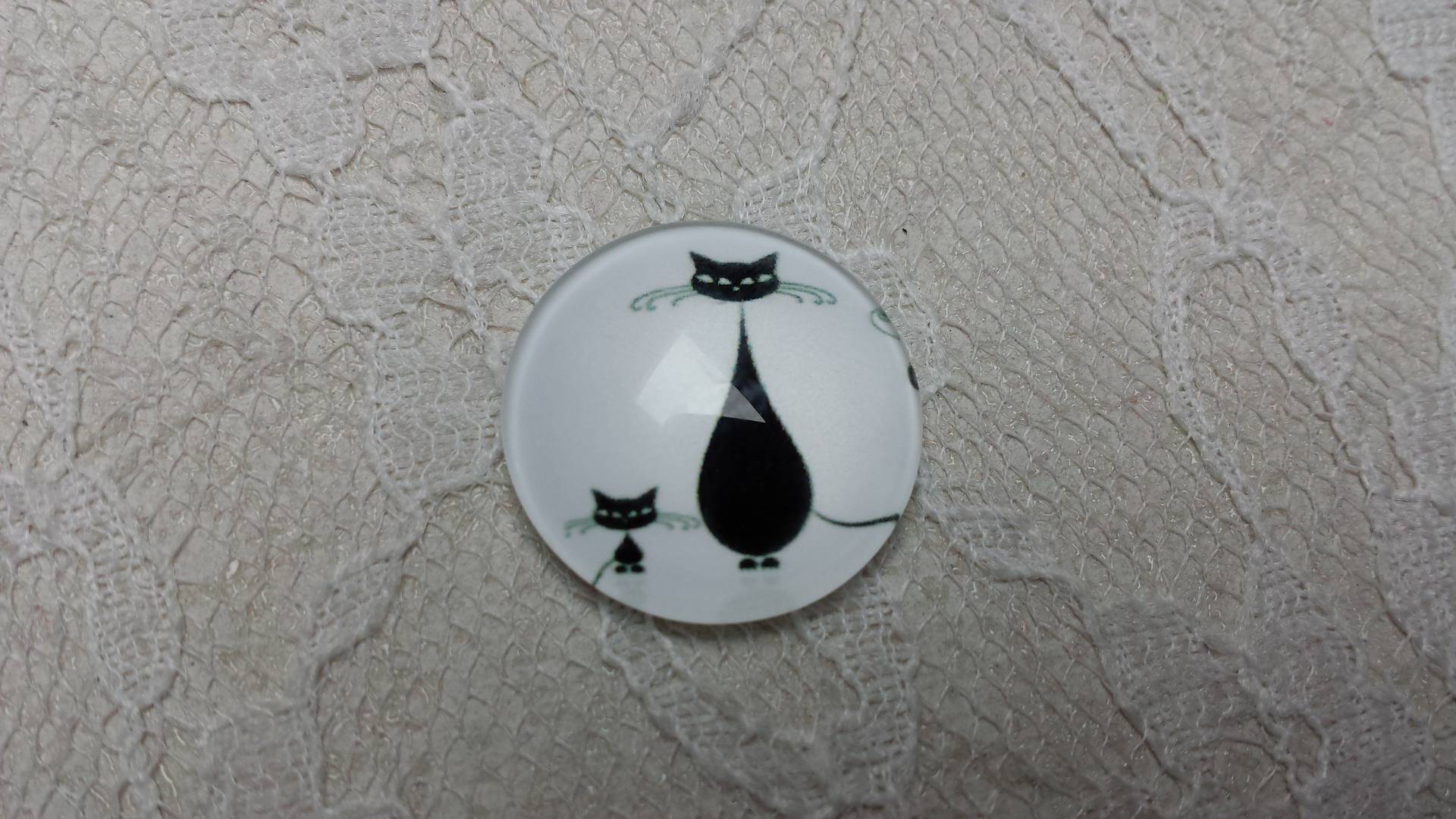 vetro cabochon rotondo 20 mm cat 007 