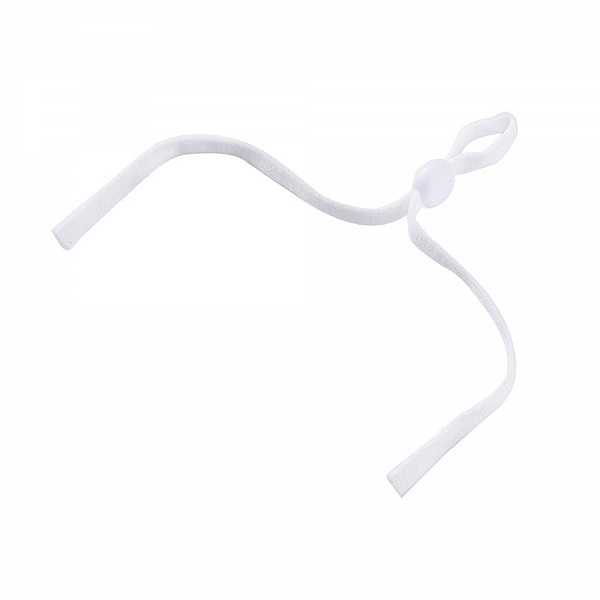 kit 20 elastici con cordino bianco e fibbia regolabile per maschera...